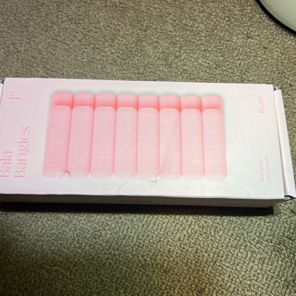 Bala Bangles in Blush Pink